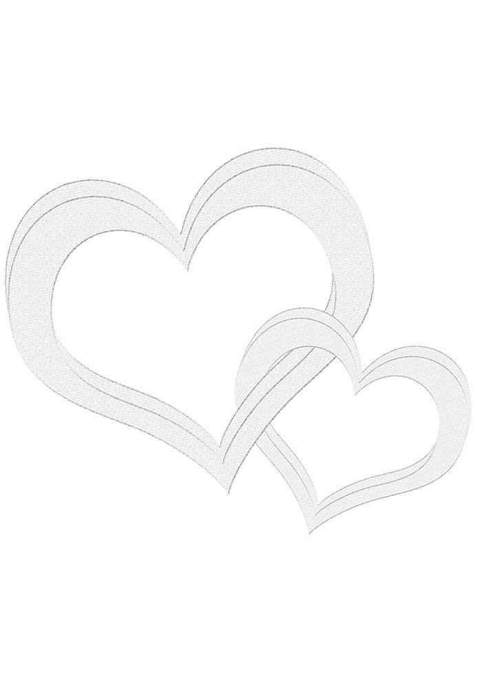 Corazón Para Colorear 045