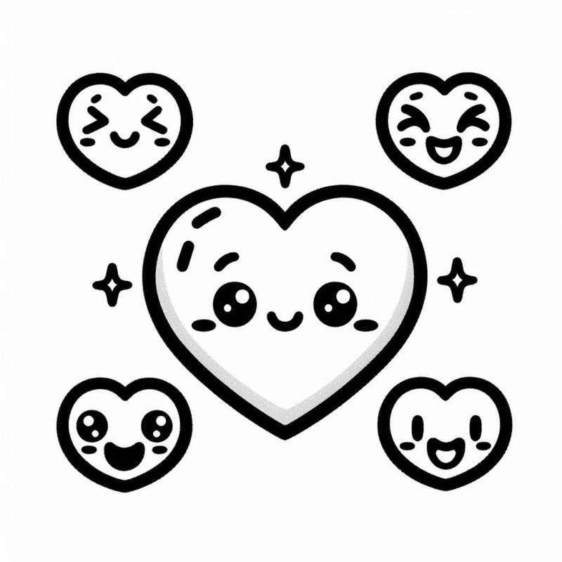 Corazón Para Colorear 049