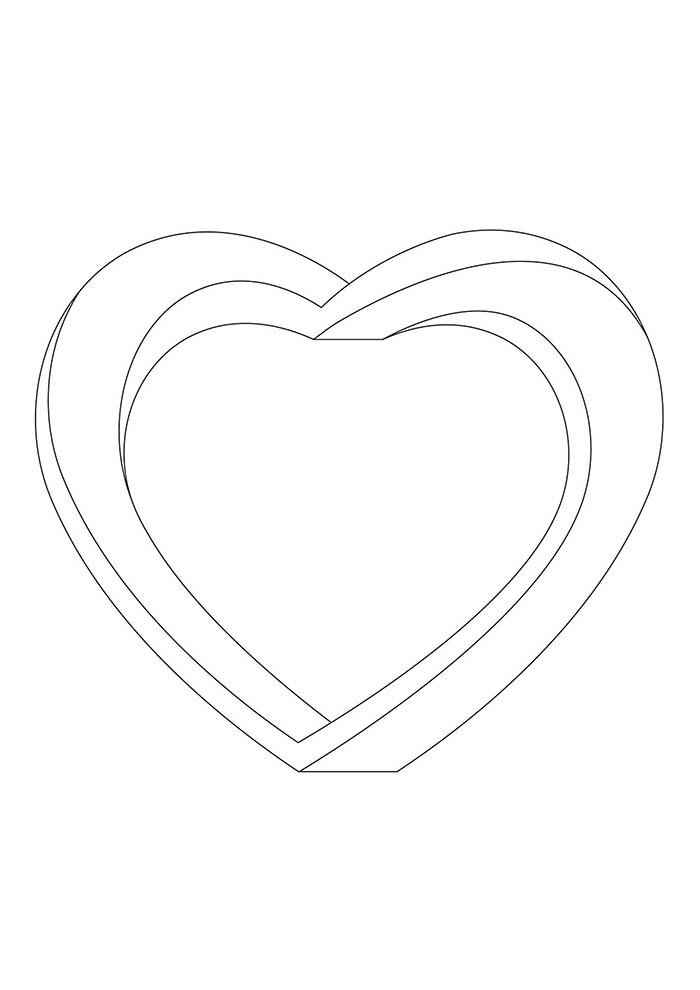 Corazón Para Colorear 081