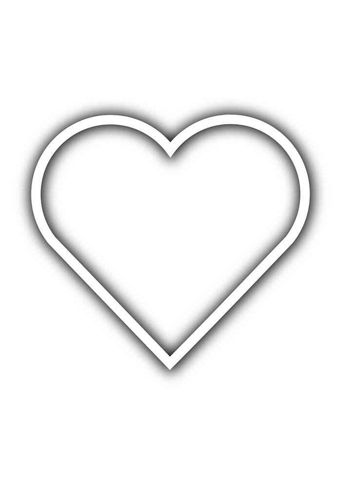 Corazón Para Colorear 124