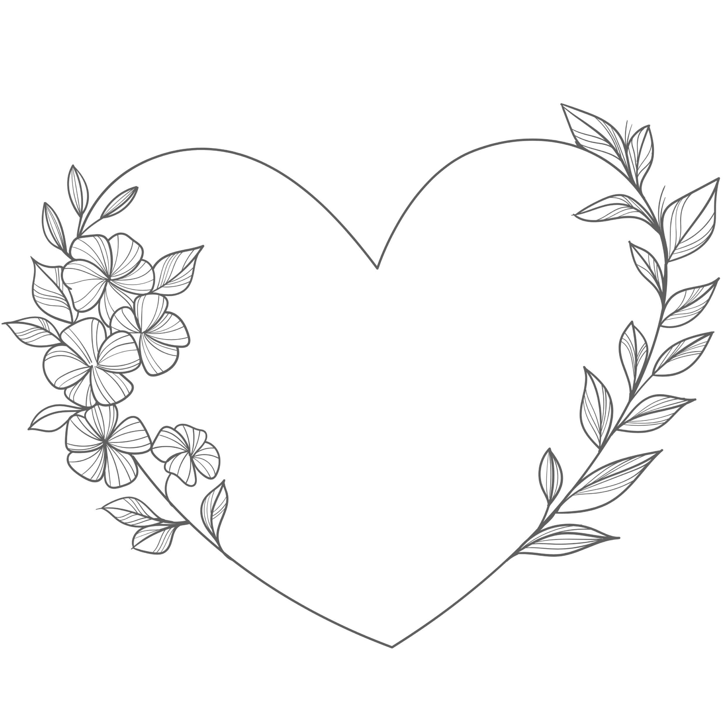 Corazón Para Colorear 162