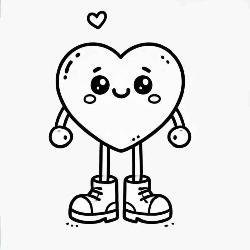 Corazón Para Colorear 163