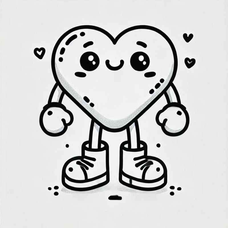 Corazón Para Colorear 193