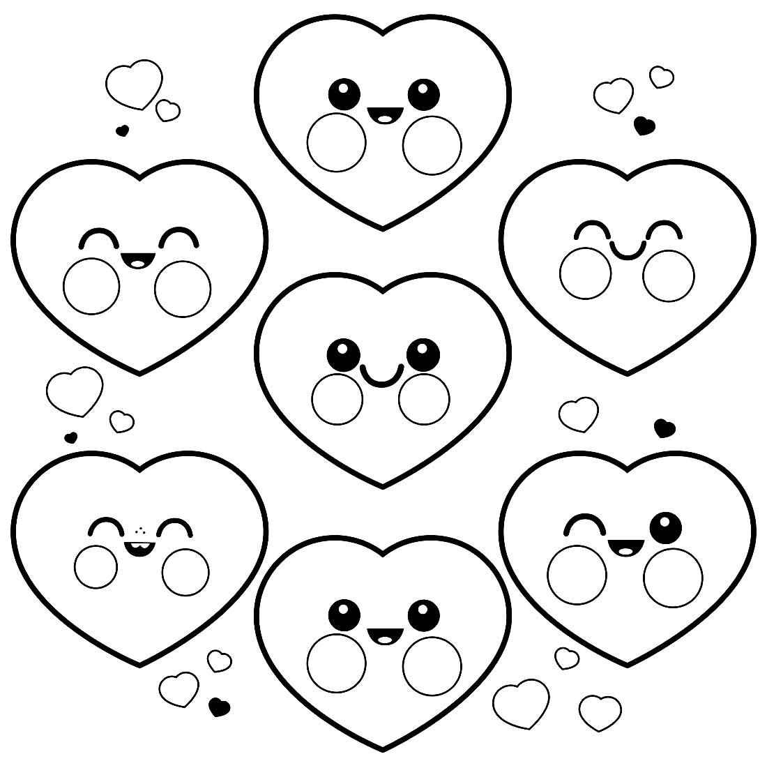 Corazón Para Colorear 223