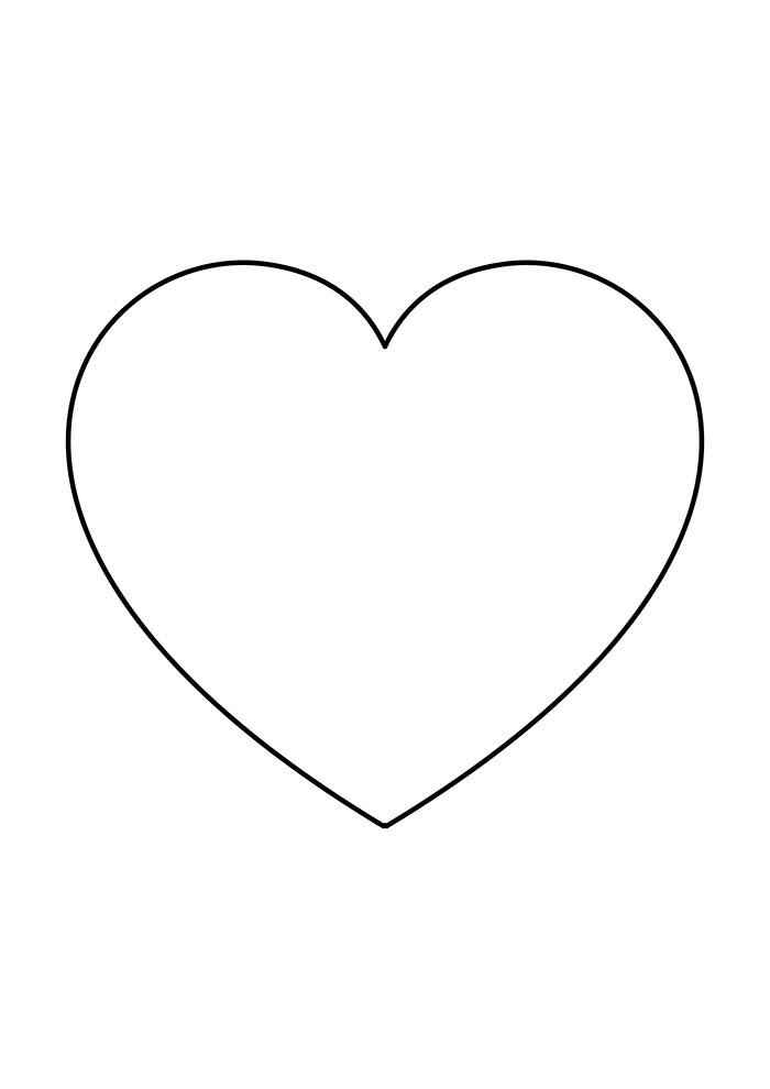 Corazón Para Colorear 228