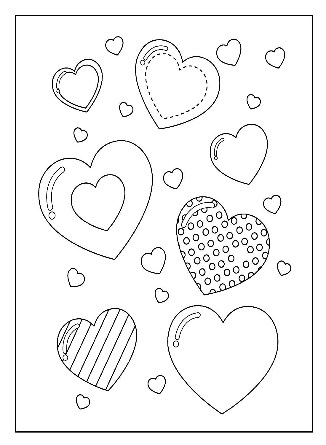 Corazón Para Colorear 229