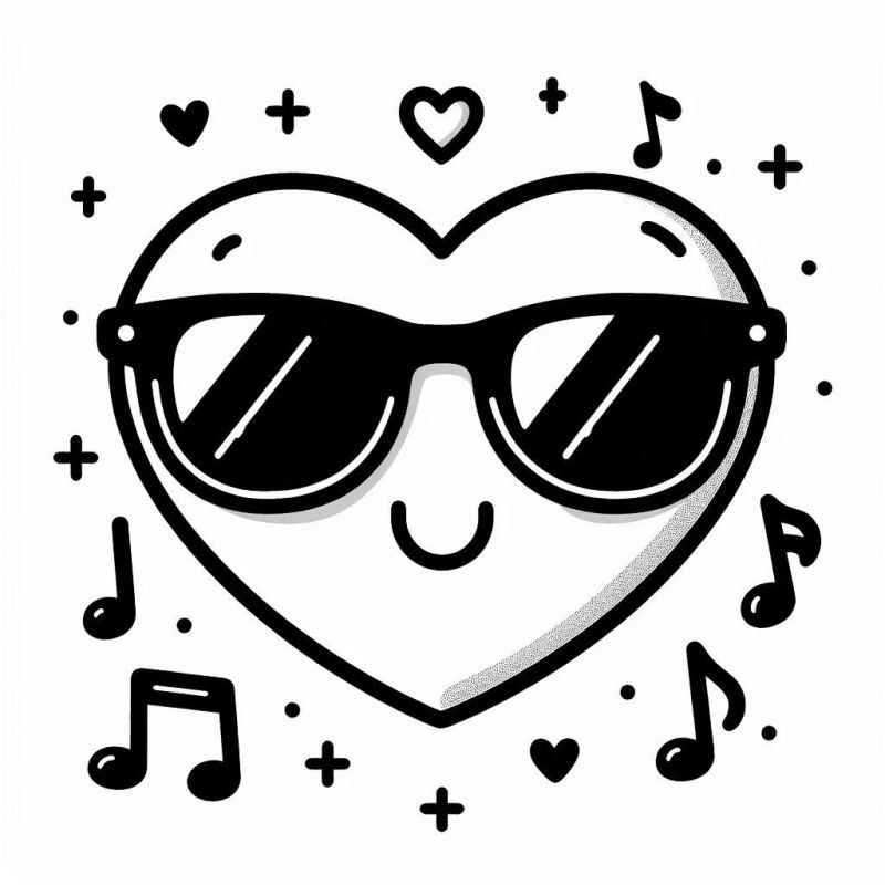 Corazón Para Colorear 251