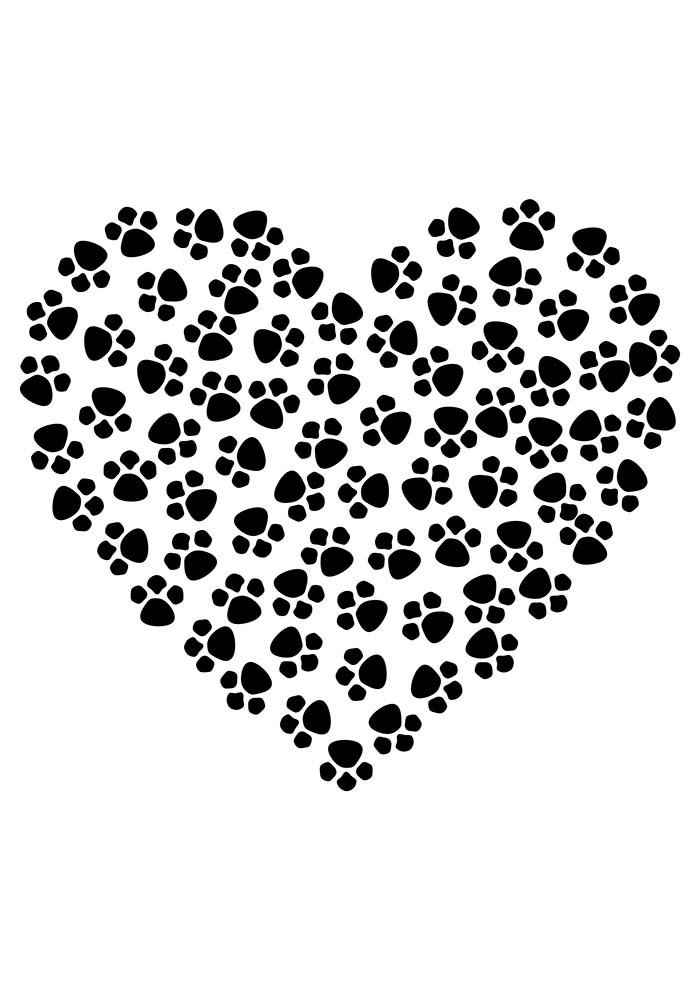 Corazón Para Colorear 263