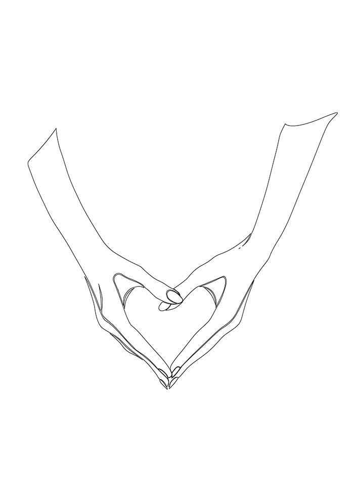 Corazón Para Colorear 288