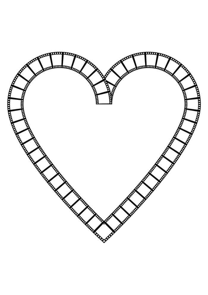 Corazón Para Colorear 291