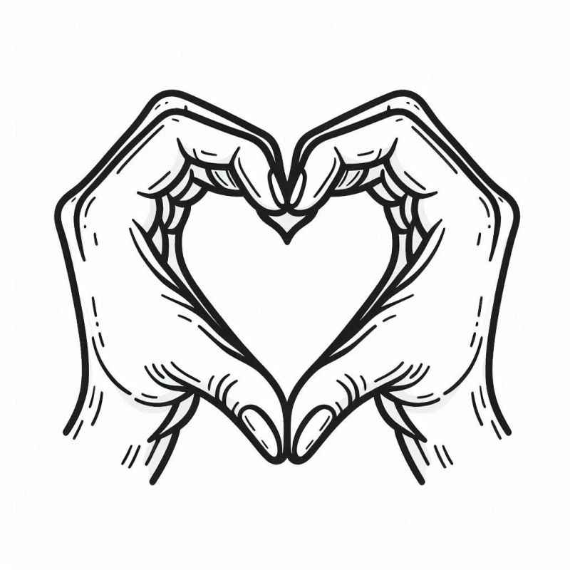 Corazón Para Colorear 293