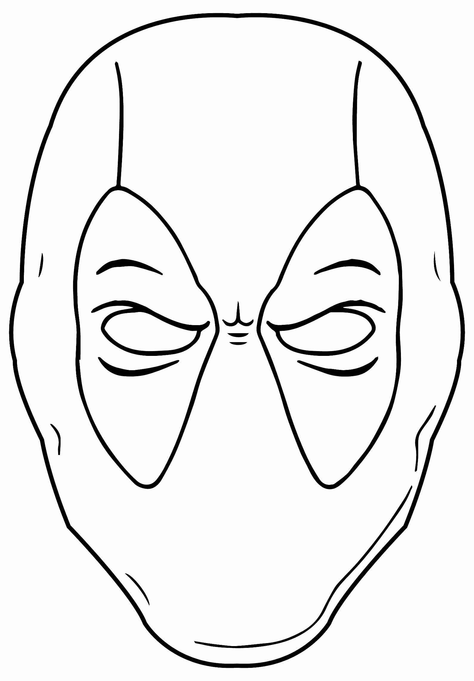 Deadpool Para Colorear 082