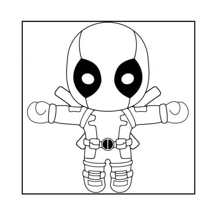 Deadpool Para Colorear 101