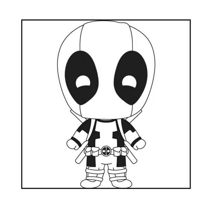 Deadpool Para Colorear 130