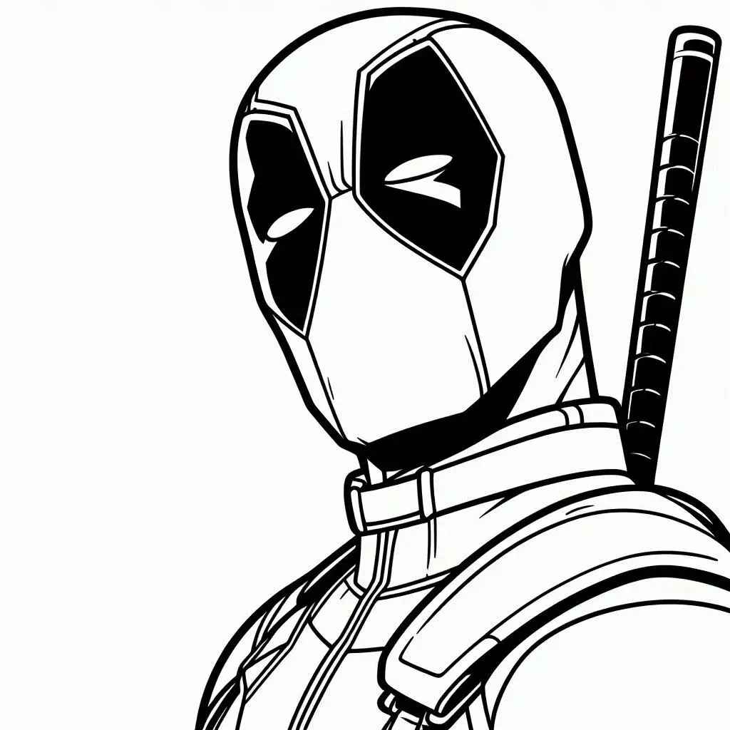 Deadpool Para Colorear 136