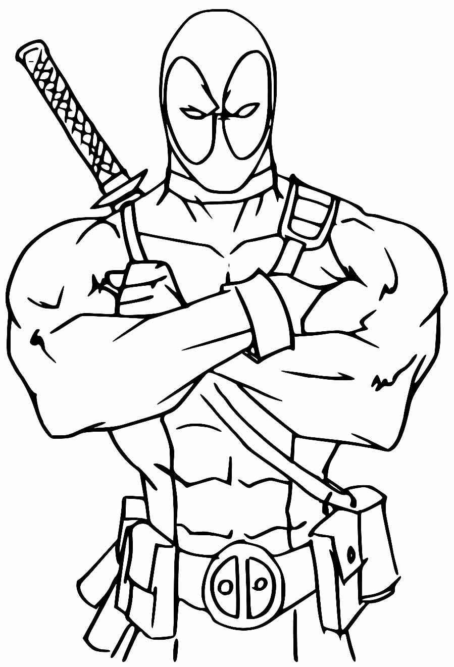 Deadpool Para Colorear 140