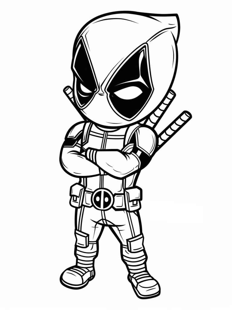 Deadpool Para Colorear 141