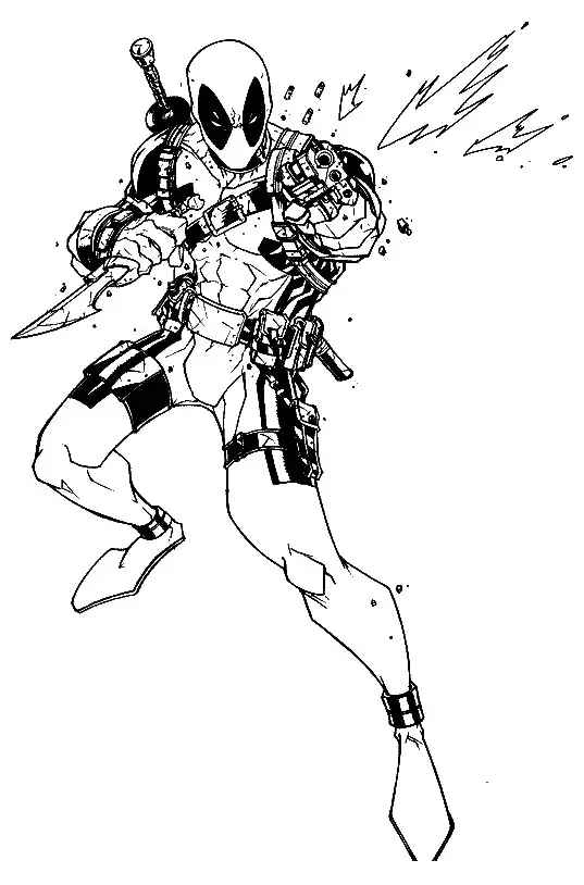 Deadpool Para Colorear 148