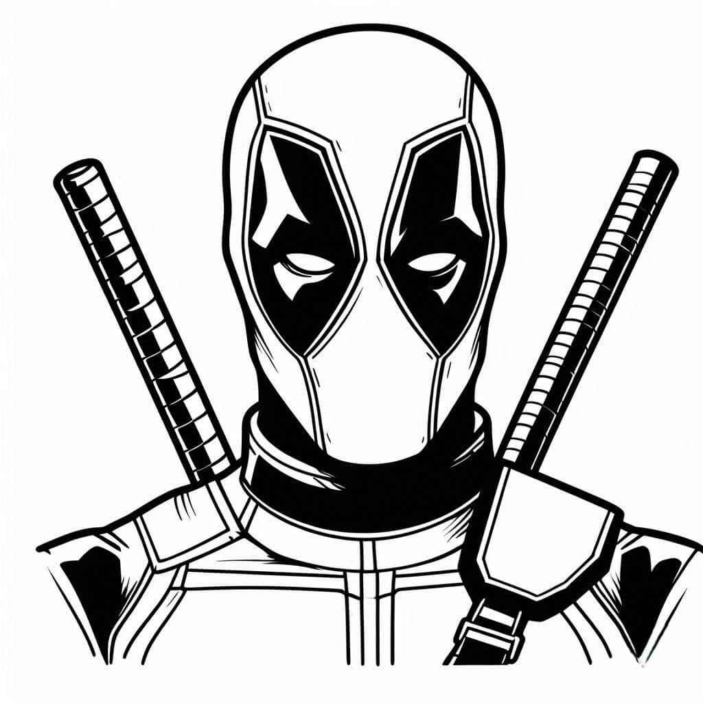 Deadpool Para Colorear 155