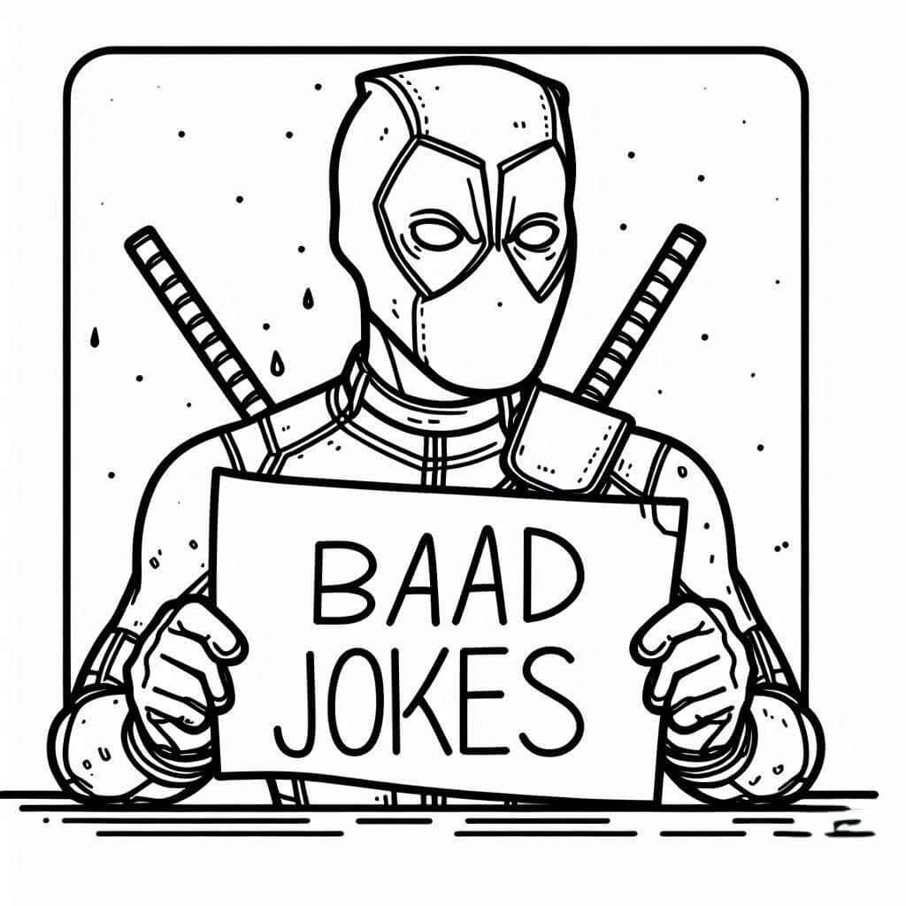 Deadpool Para Colorear 157