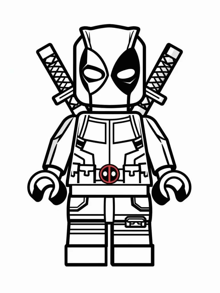 Deadpool Para Colorear 180