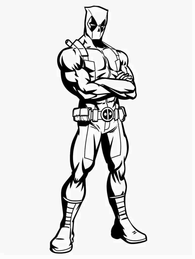 Deadpool Para Colorear 187