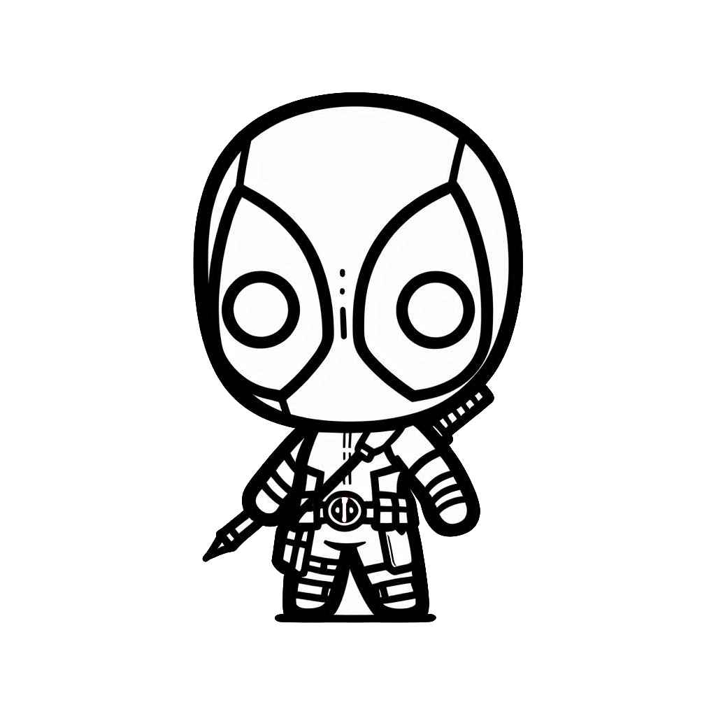 Deadpool Para Colorear 188