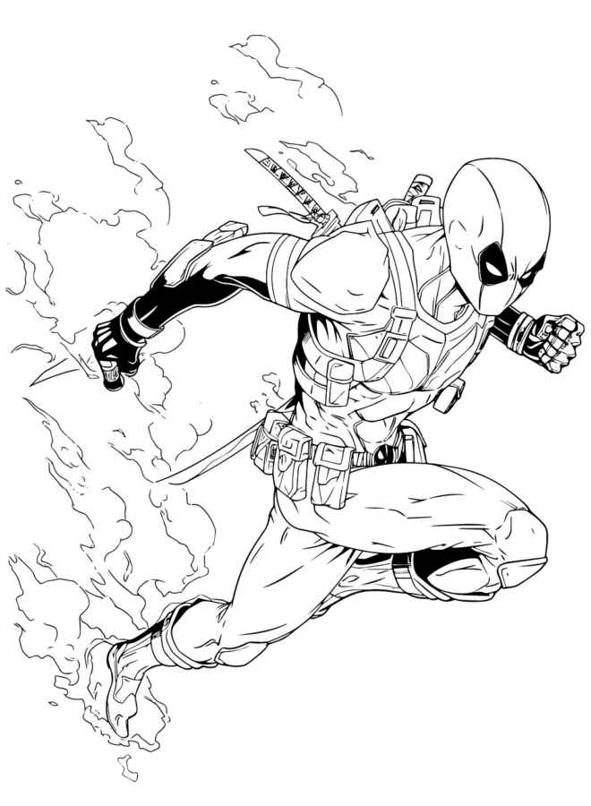 Deadpool Para Colorear 194