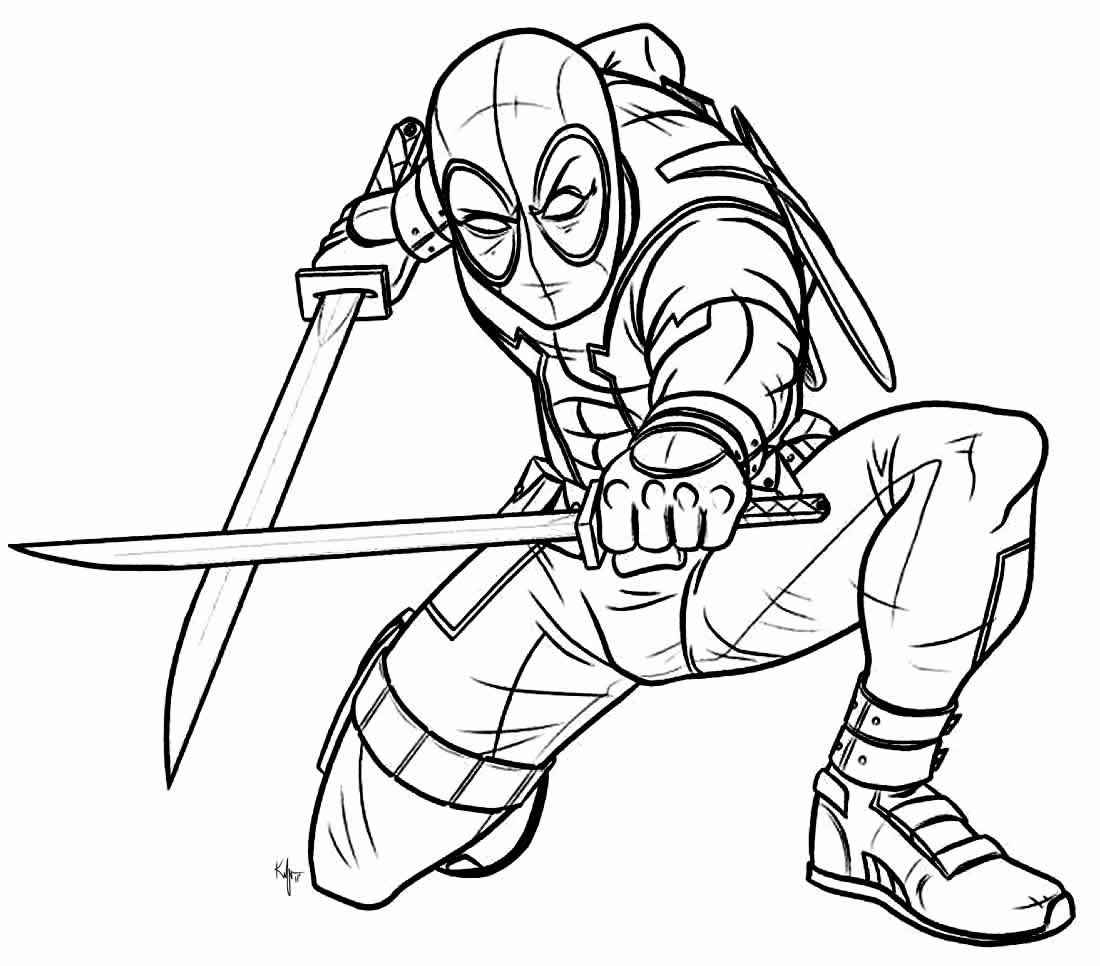 Deadpool Para Colorear 221