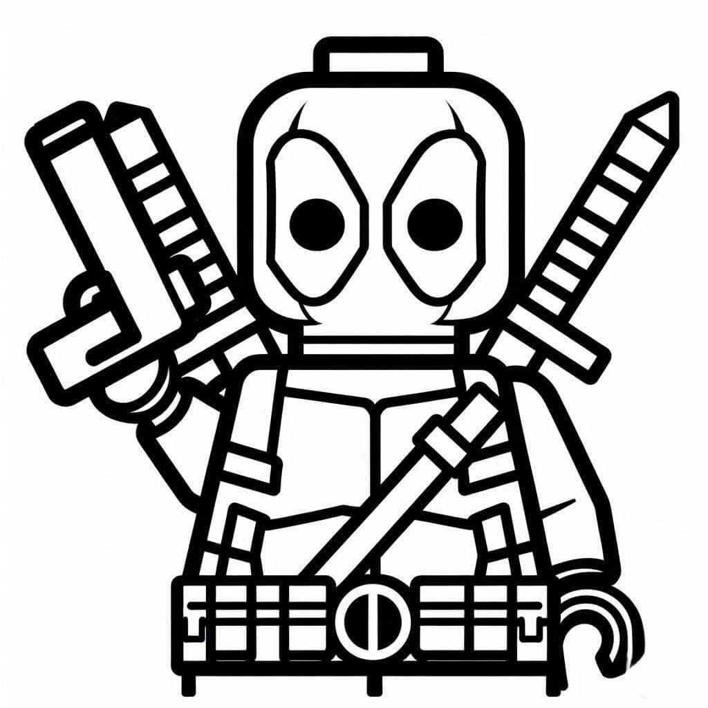 Deadpool Para Colorear 233