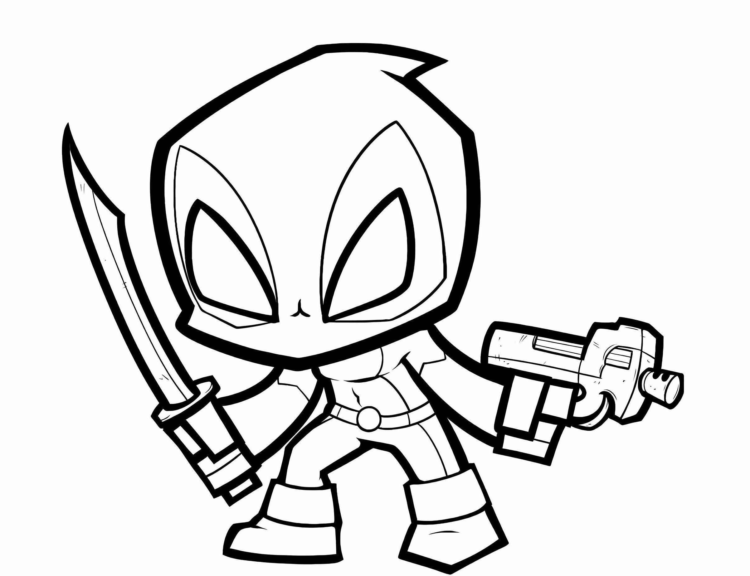 Deadpool Para Colorear 237