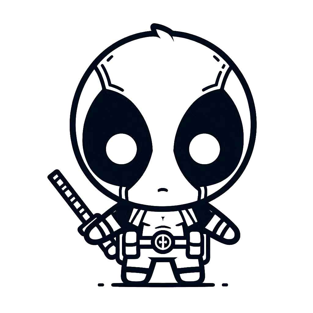Deadpool Para Colorear 238