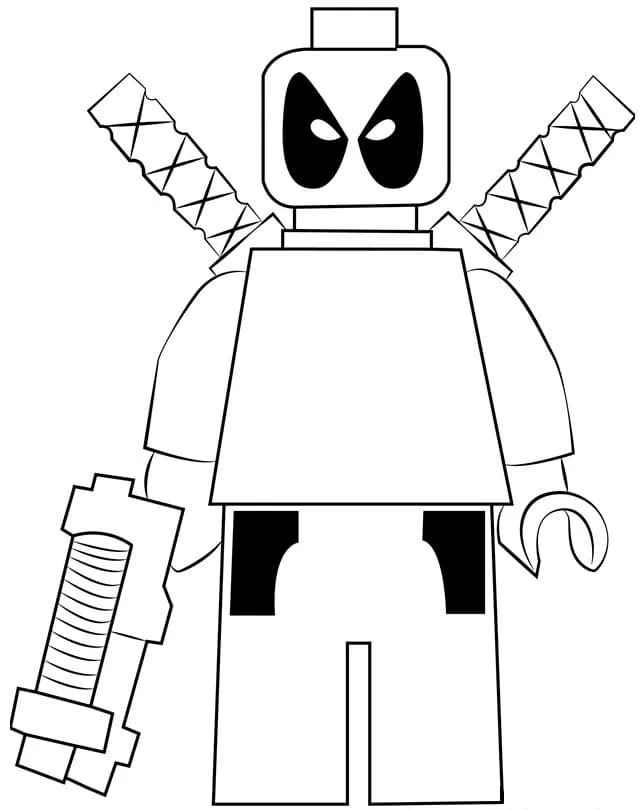 Deadpool Para Colorear 275