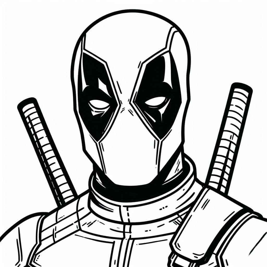 Deadpool Para Colorear 295
