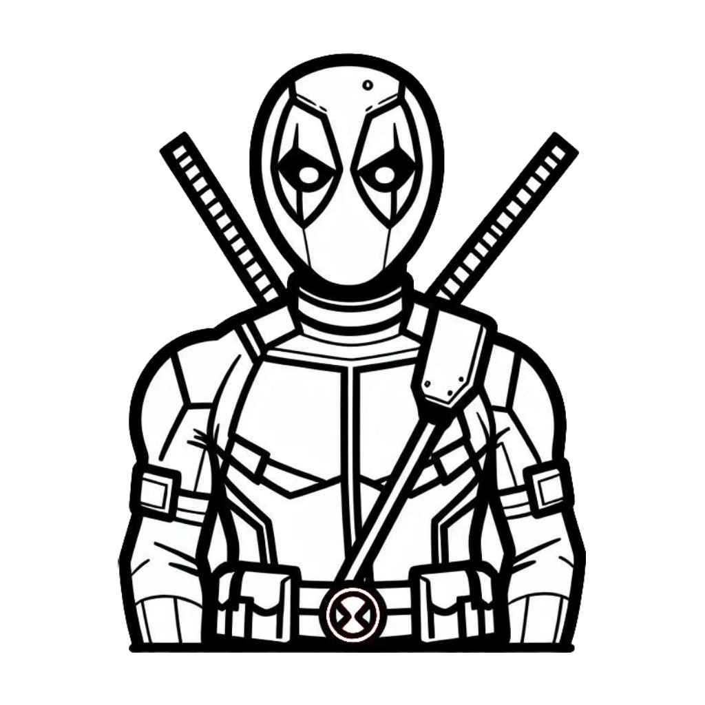 Deadpool Para Colorear 300