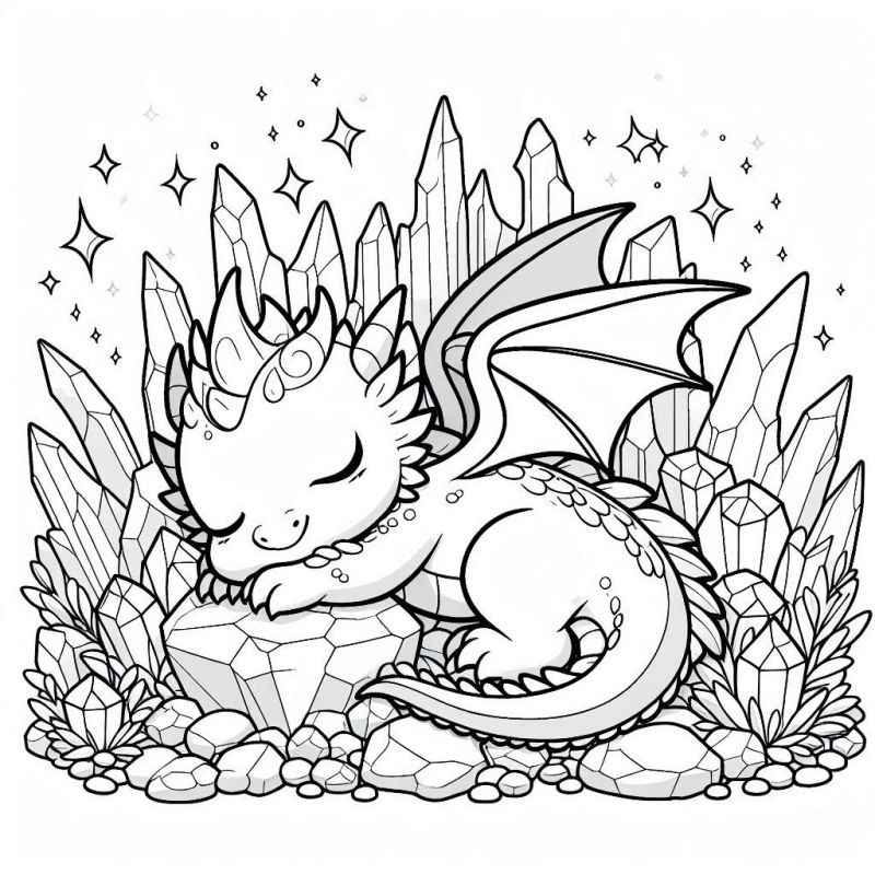 Dragón Para Colorear 005