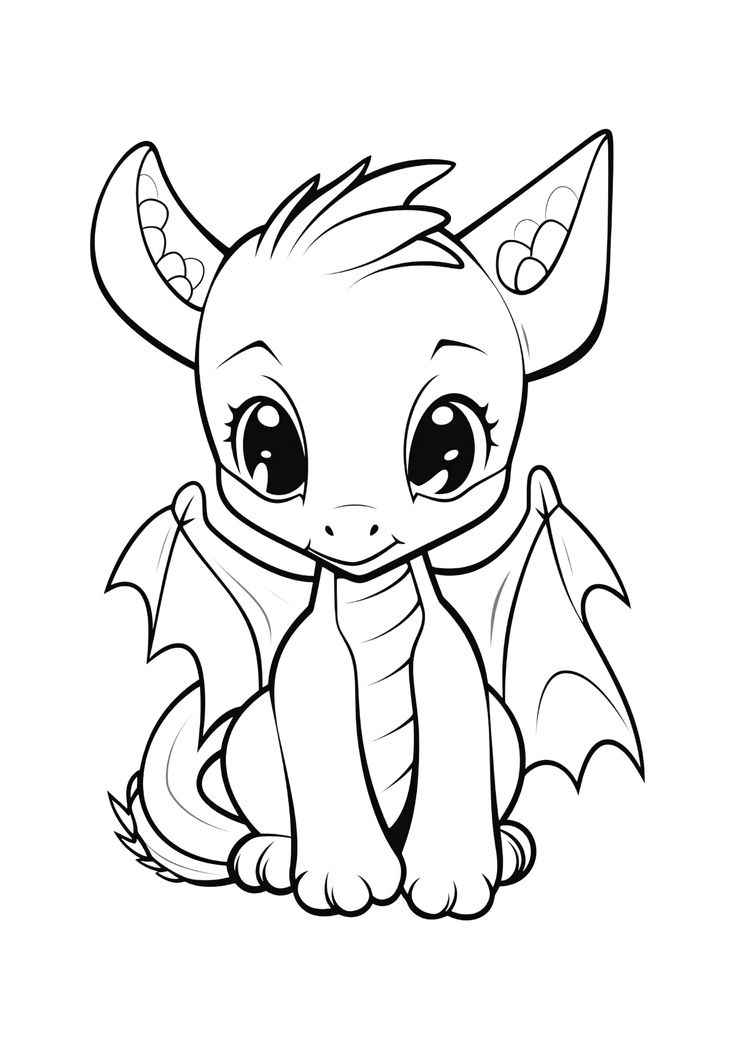 Dragón Para Colorear 050