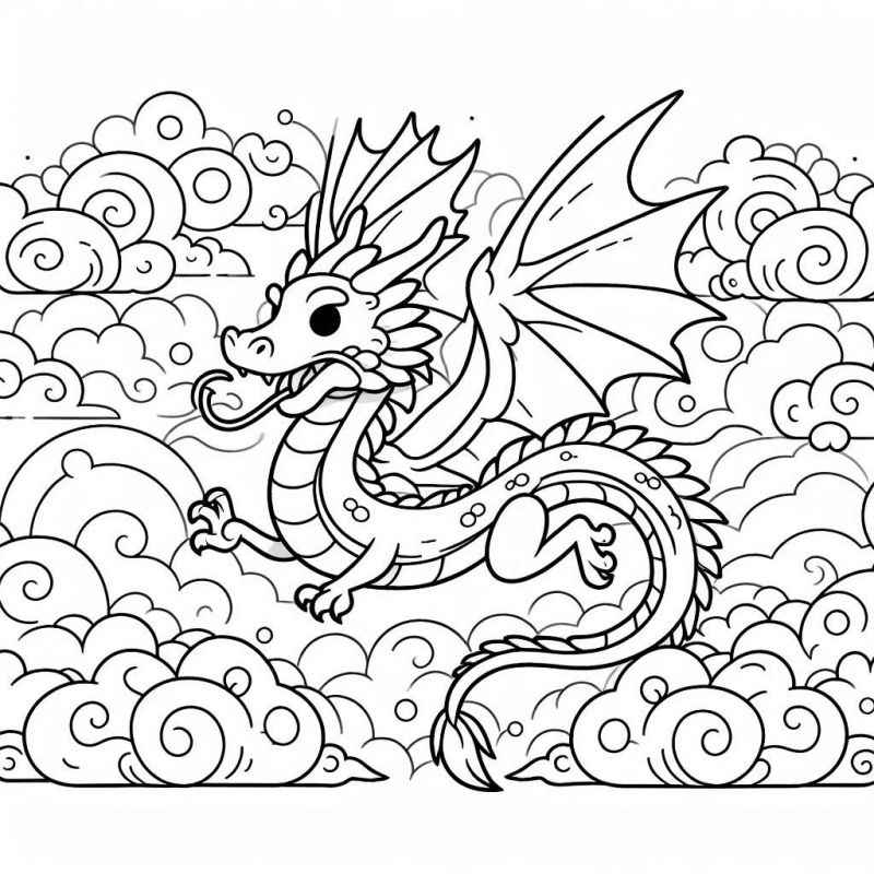 Dragón Para Colorear 101
