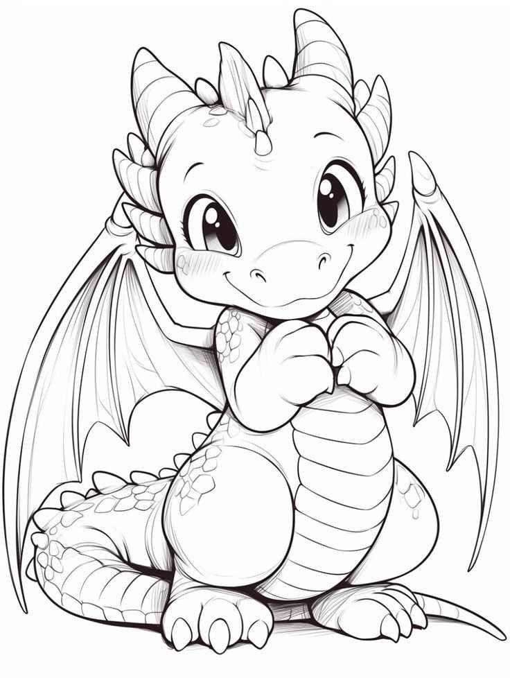 Dragón Para Colorear 120