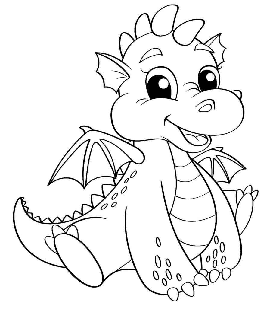 Dragón Para Colorear 143