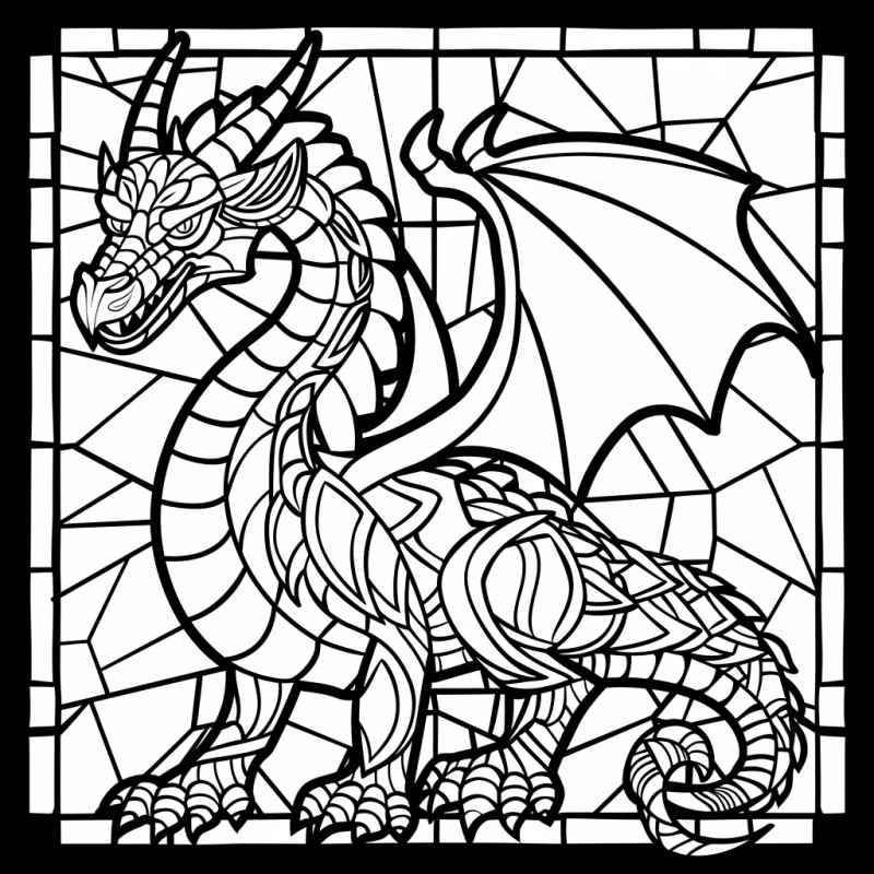 Dragón Para Colorear 158