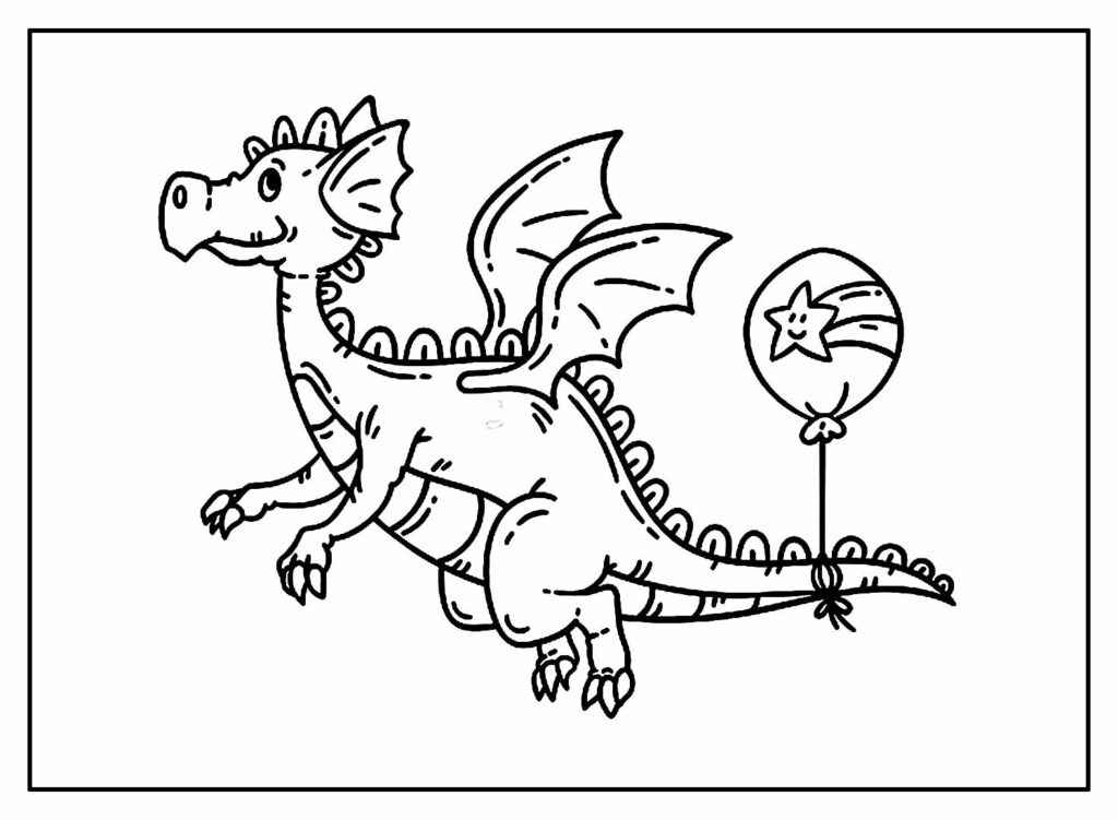 Dragón Para Colorear 162