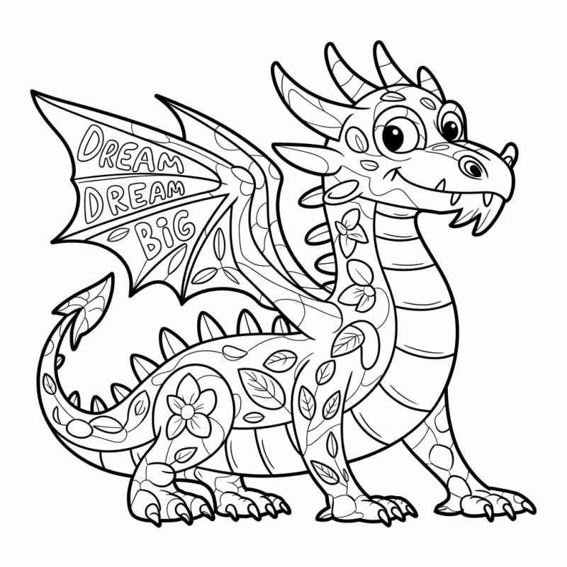 Dragón Para Colorear 169
