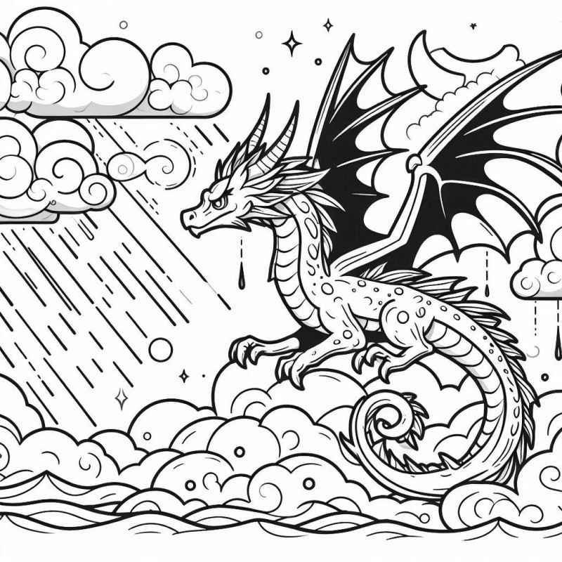 Dragón Para Colorear 207