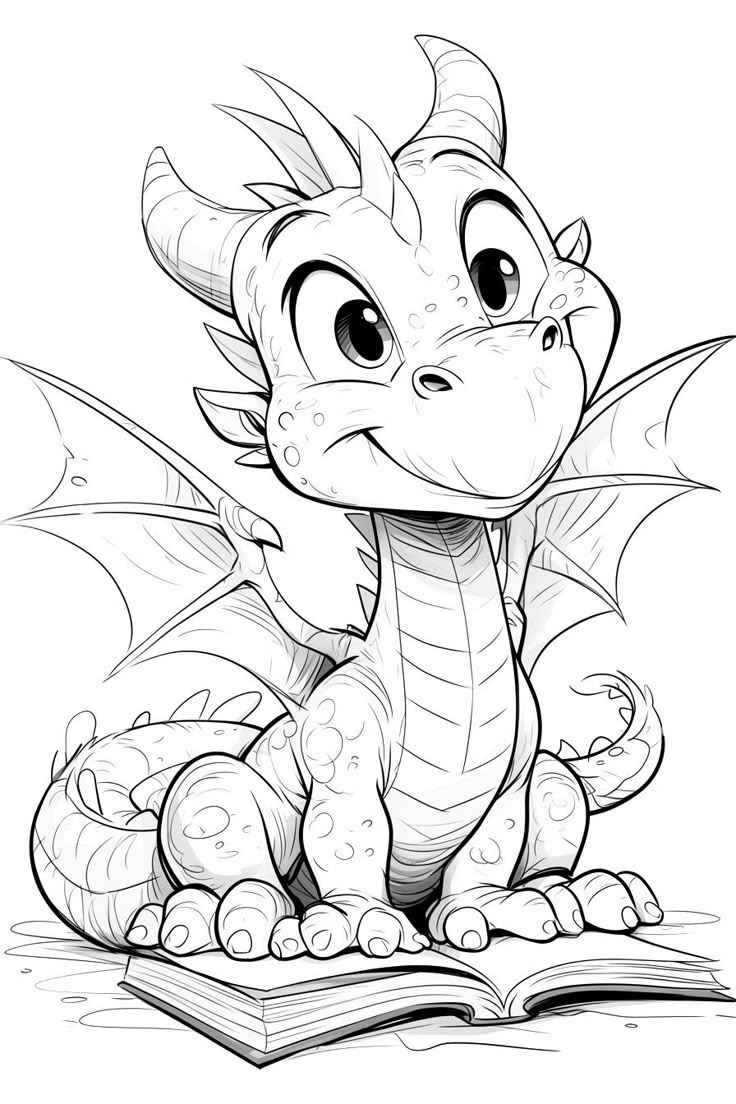 Dragón Para Colorear 235