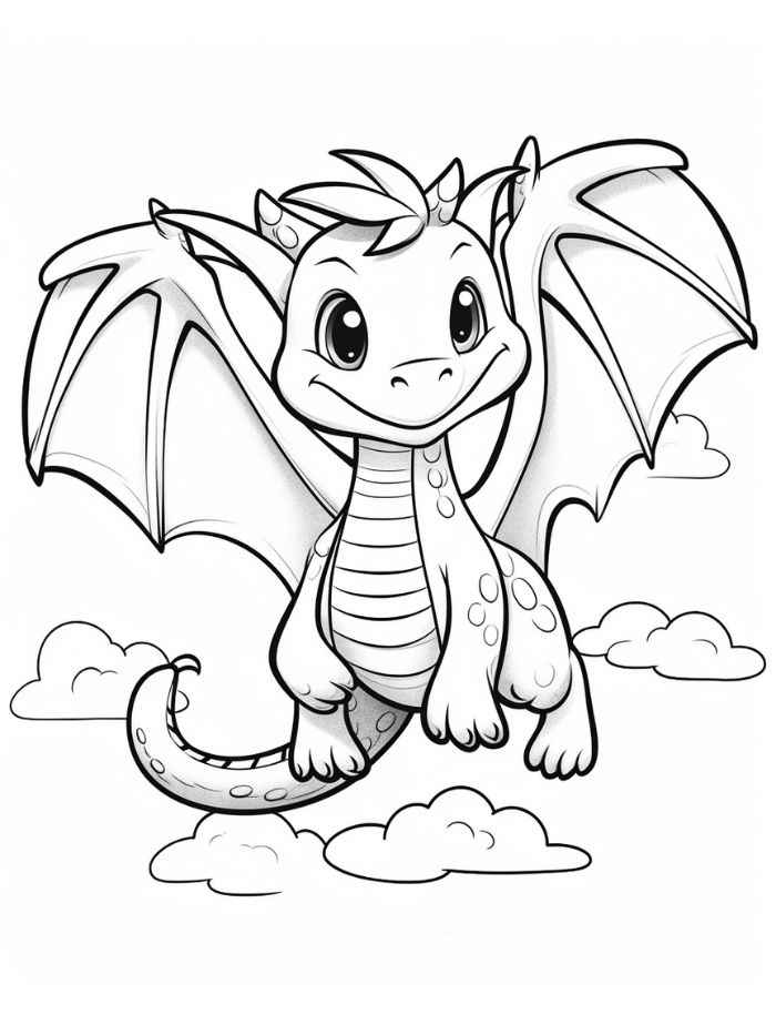 Dragón Para Colorear 245