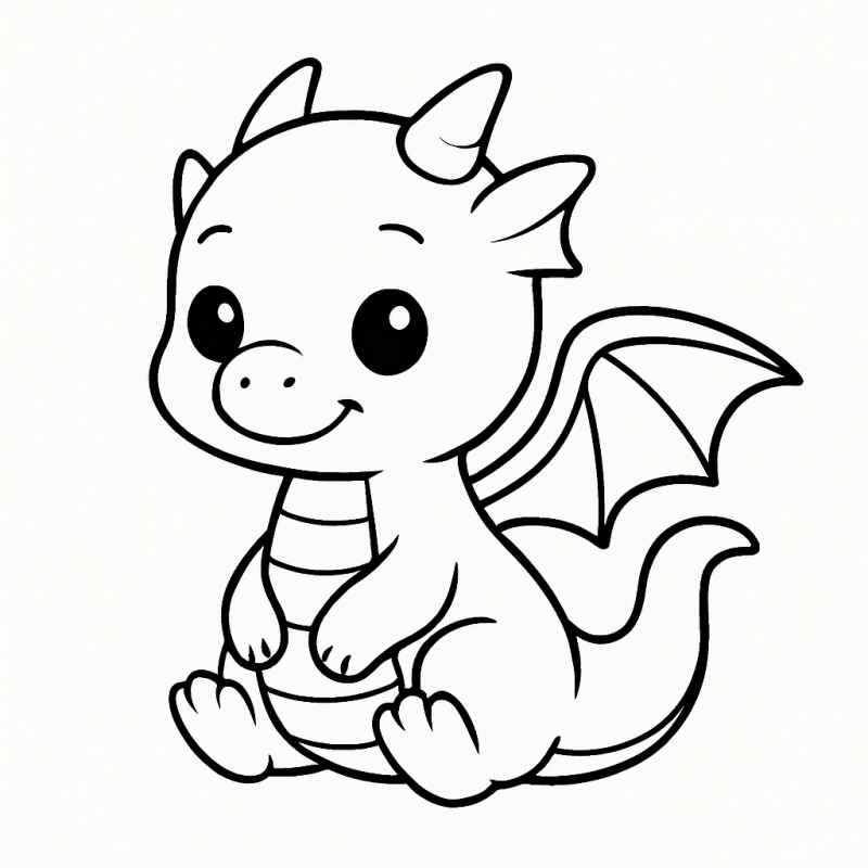 Dragón Para Colorear 249