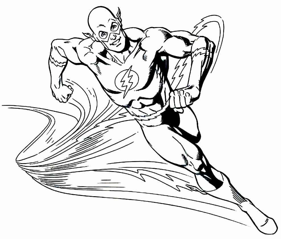 Flash Para Colorear 027