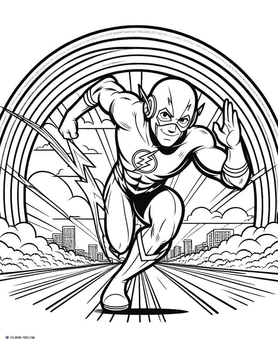 Flash Para Colorear 050