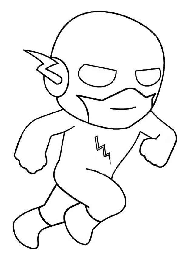 Flash Para Colorear 059